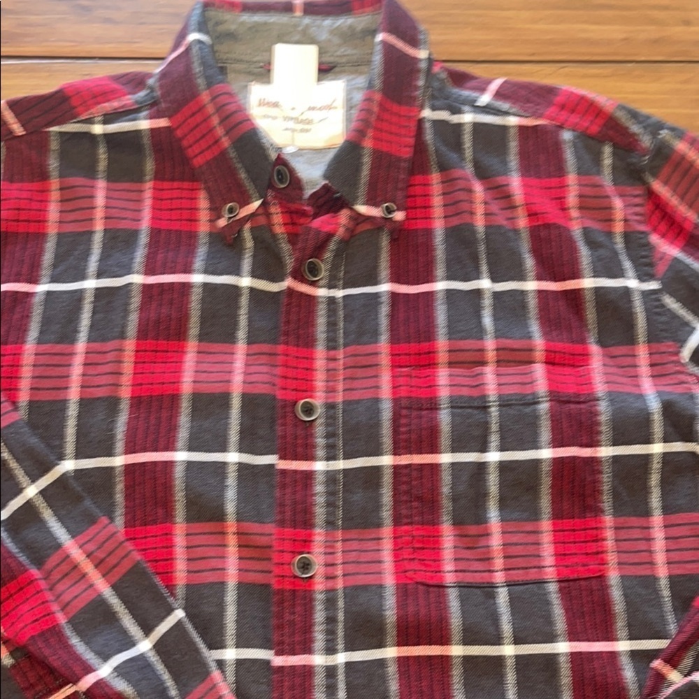 Weatherproof plaid flannel shirt men’s large